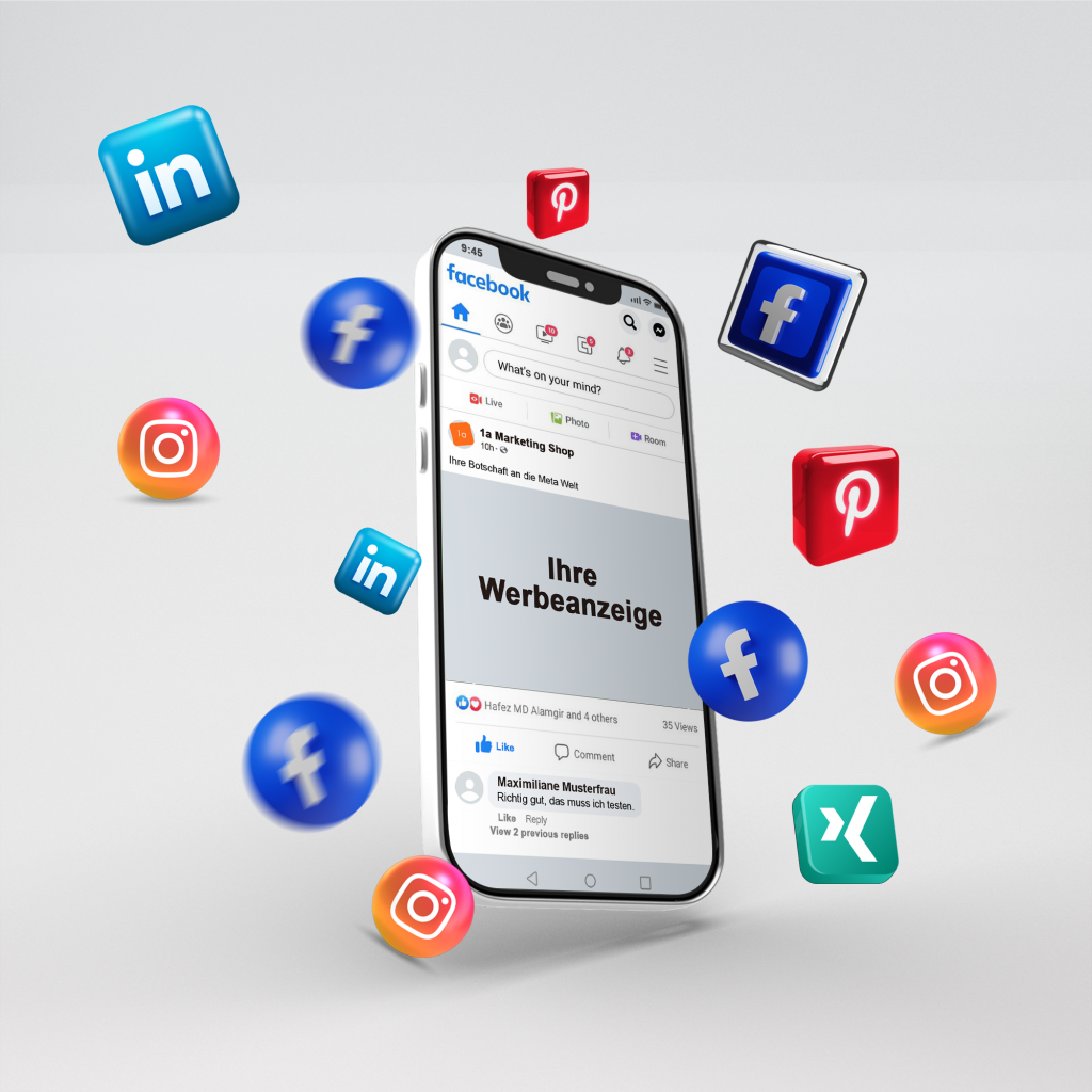 Social Media Marketing Facebook Smartphone